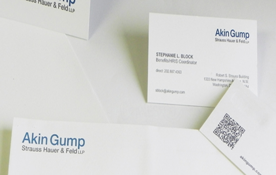 Akin Gump Stationery Stuie